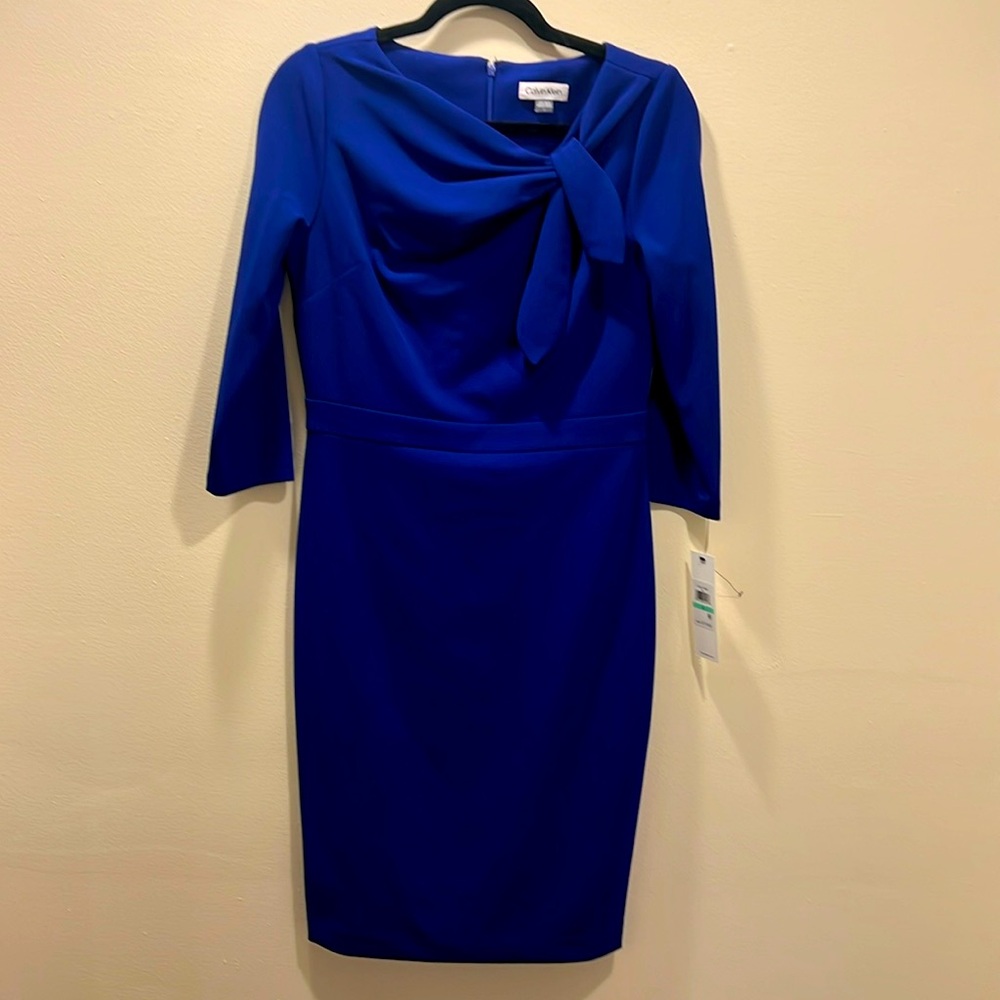 Calvin Klein women’s dress. Royal blue. NWT Size 8